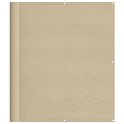 Balkonscherm 120x700 cm 100% oxford polyester beige