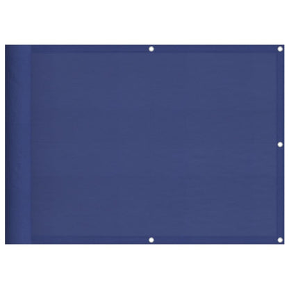 Balkonscherm 75x700 cm 100% oxford polyester blauw