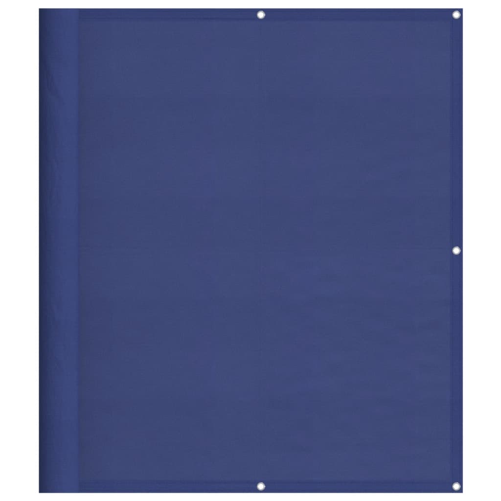 Balkonscherm 120x700 cm 100% oxford polyester blauw