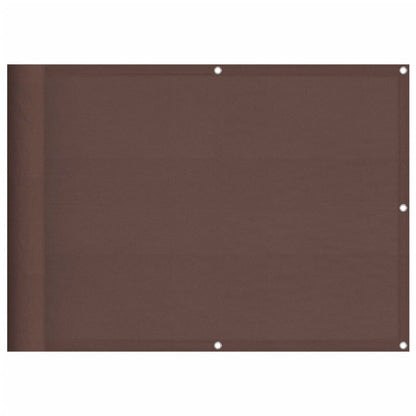 Balkonscherm 75x700 cm 100% oxford polyester bruin