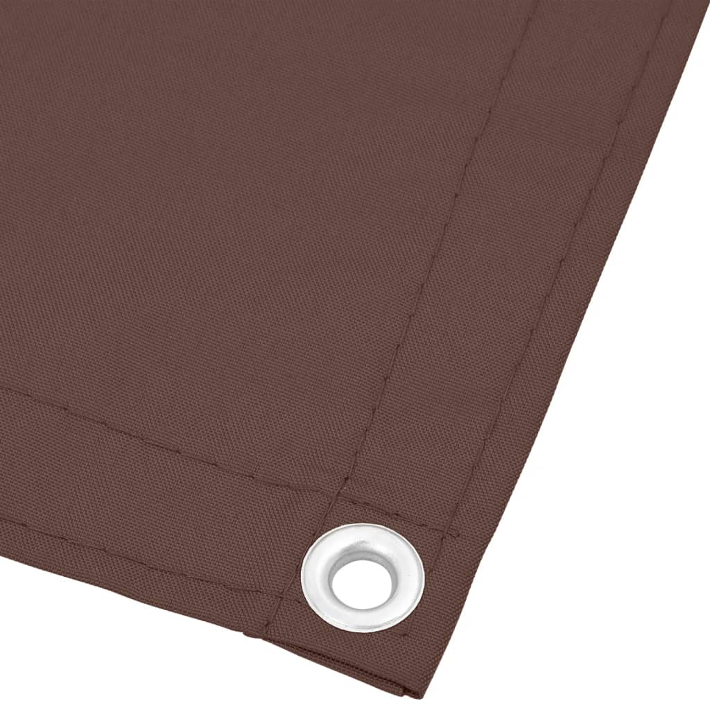 Balkonscherm 120x700 cm 100% oxford polyester bruin