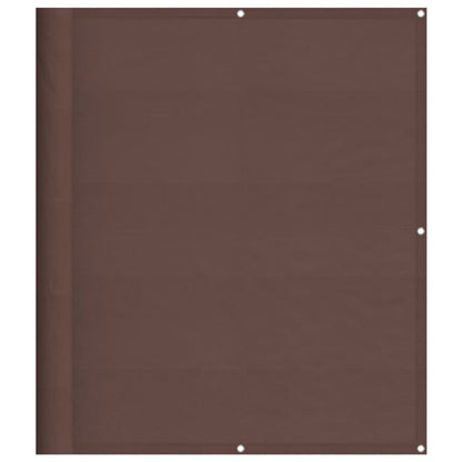 Balkonscherm 120x800 cm 100% oxford polyester bruin