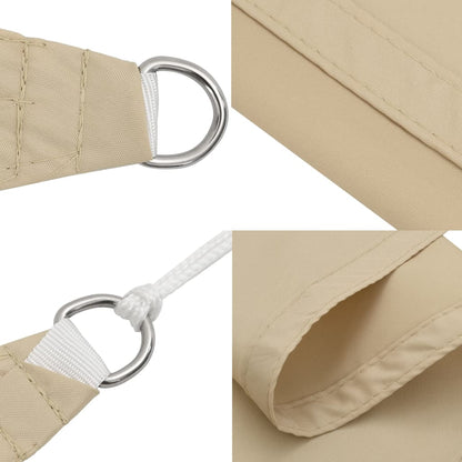 Zonnezeil 2x2x2 m 100% polyester oxford beige