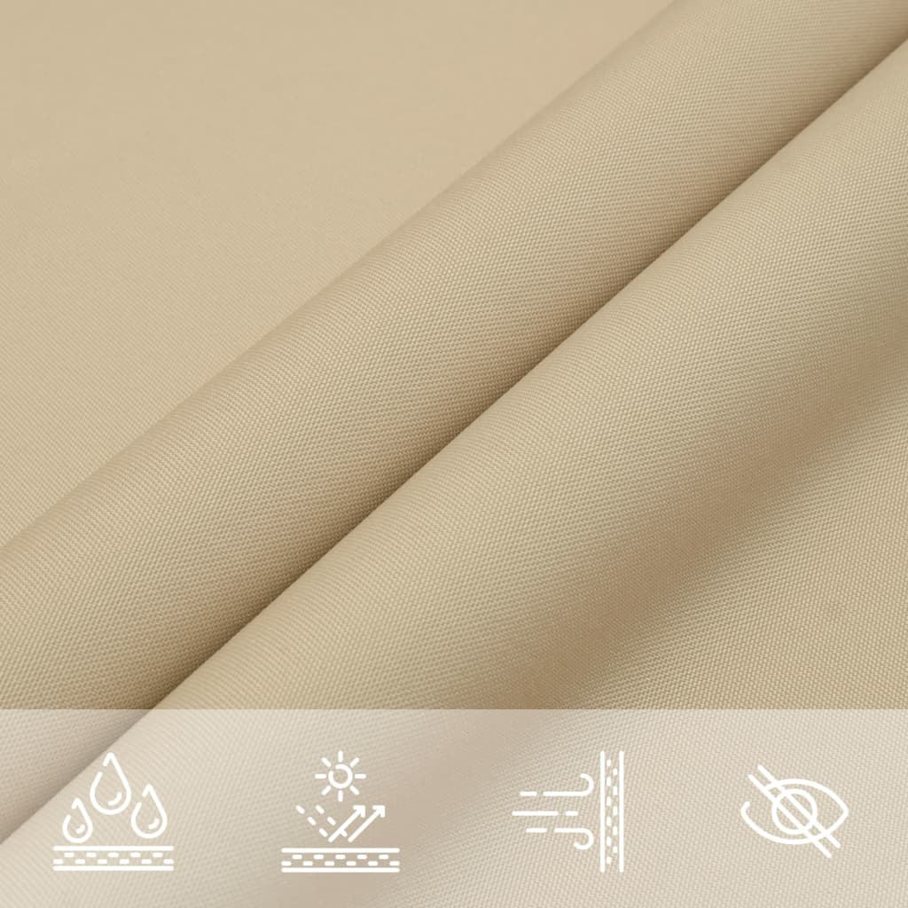 Zonnezeil 2x2x2 m 100% polyester oxford beige