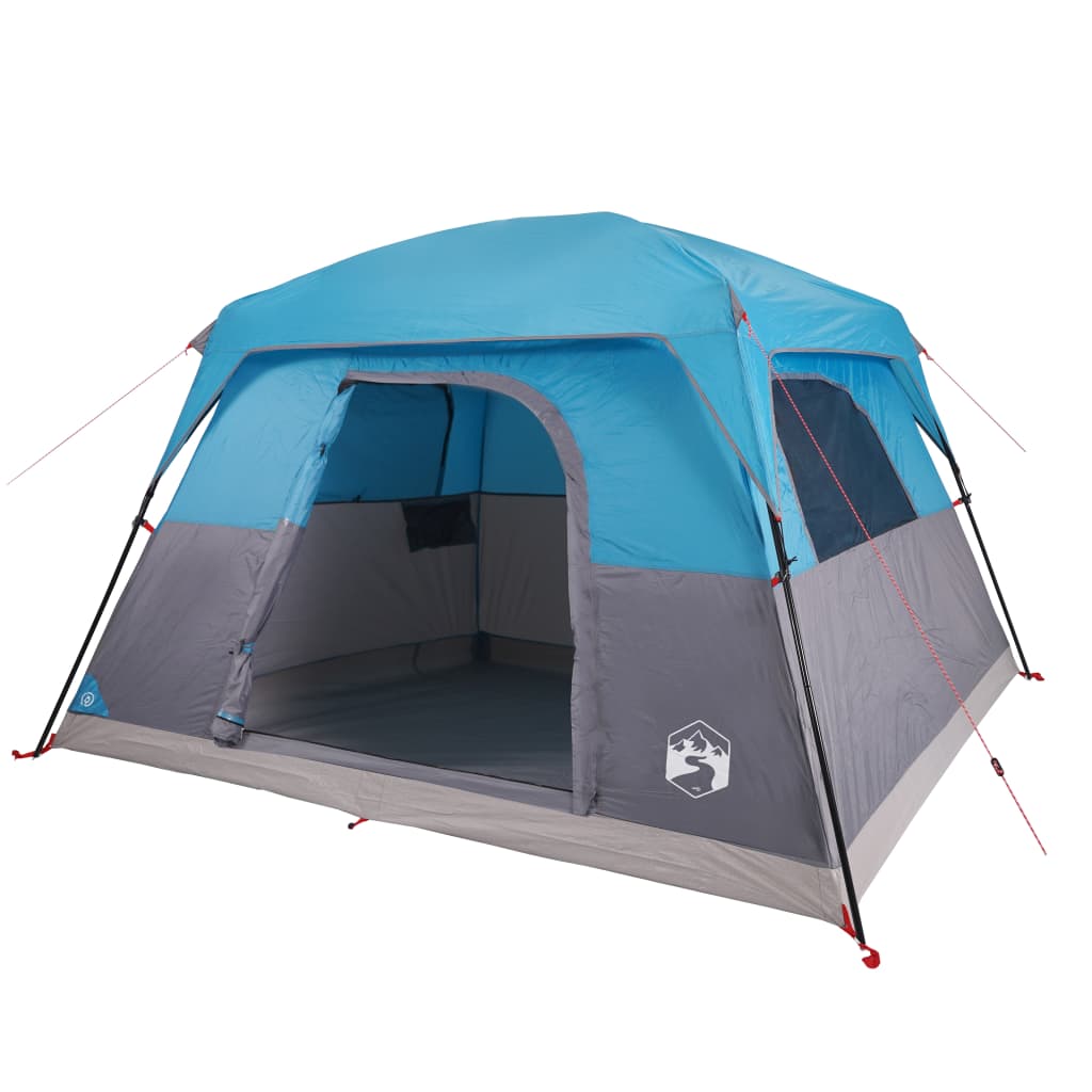 Tent 4-persoons waterdicht blauw