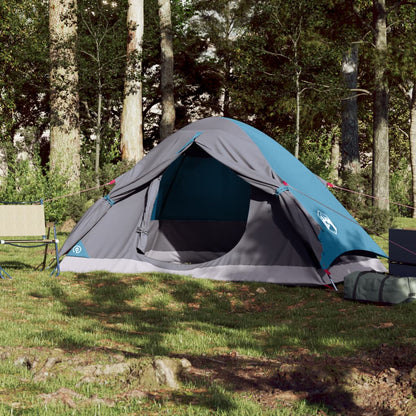 Koepeltent 2-persoons waterdicht blauw