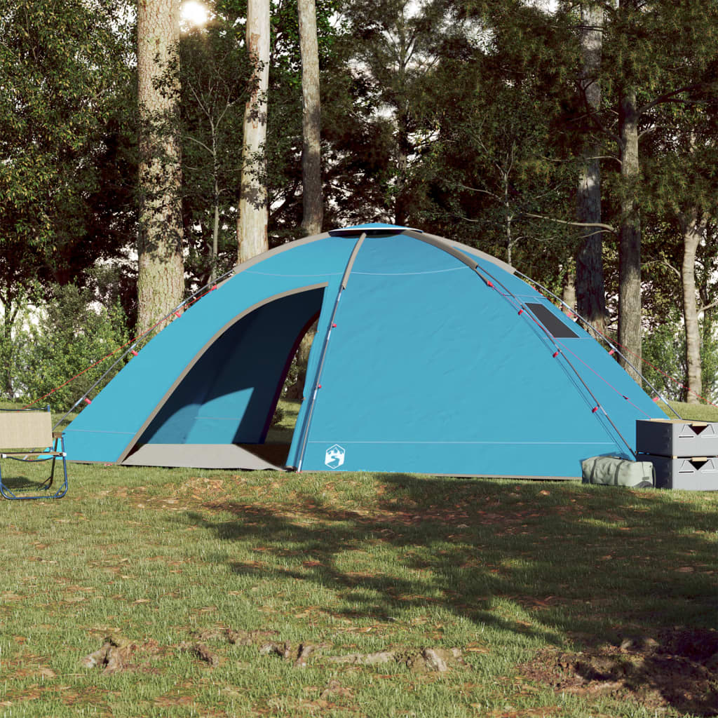 Tent 8-persoons waterdicht blauw