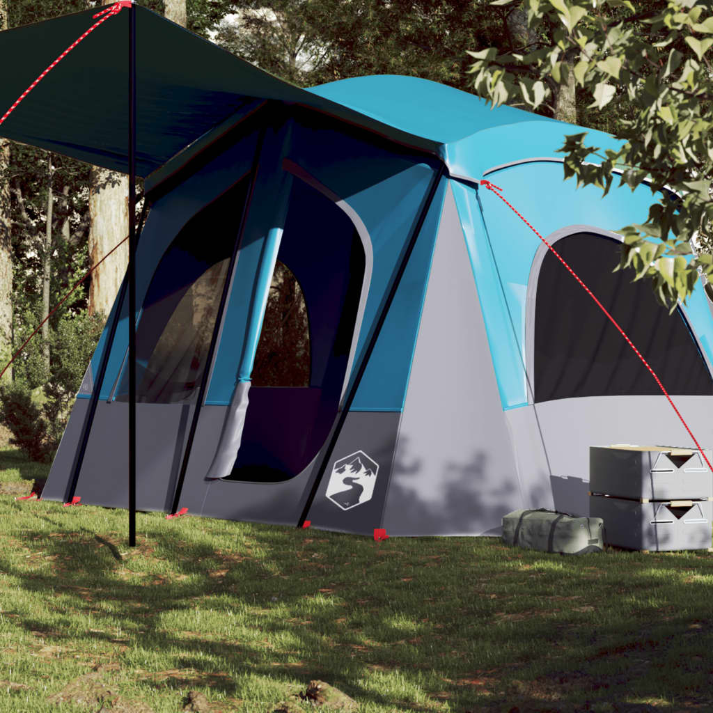 Tent 5-persoons waterdicht blauw