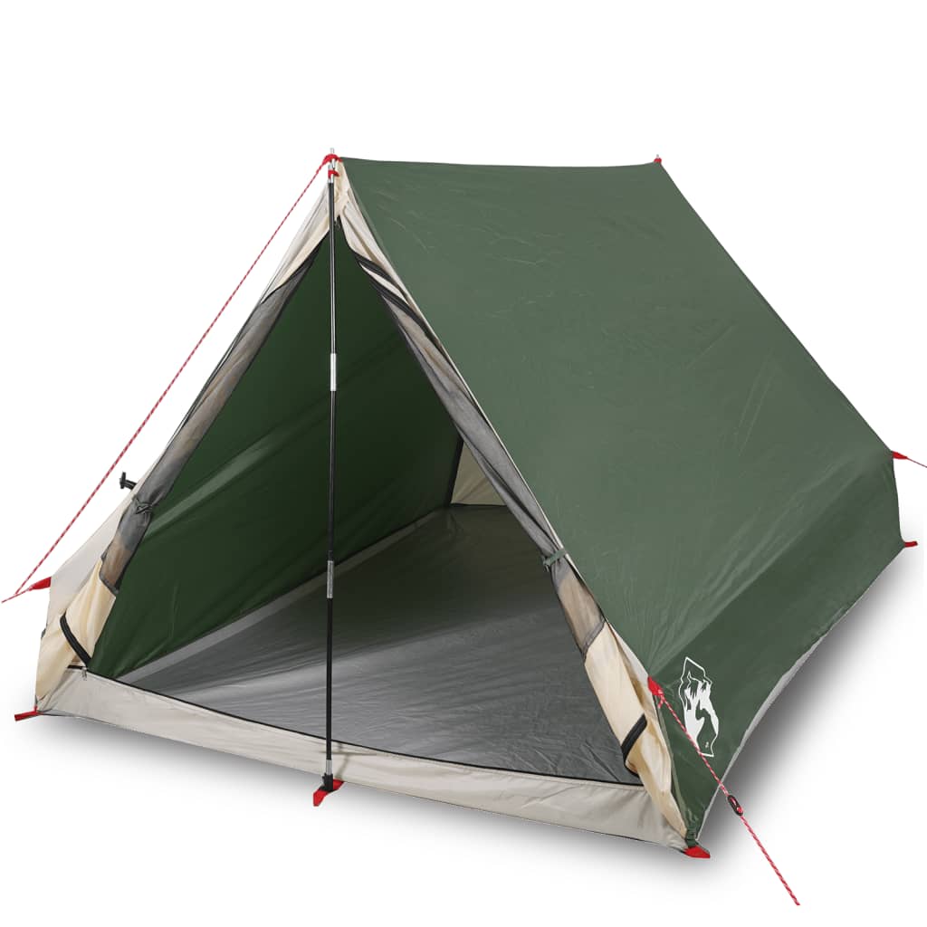 Tent A-frame 2-persoons waterdicht groen