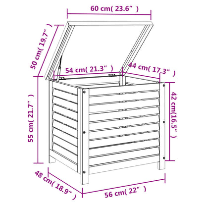 Tuinbox 60x50x55 cm massief acaciahout