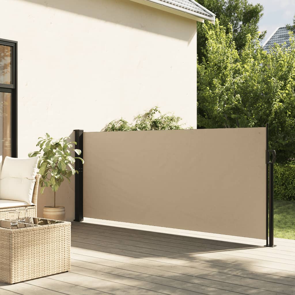 Windscherm uittrekbaar 100x300 cm beige