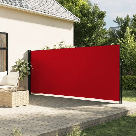 Windscherm uittrekbaar 160x300 cm rood