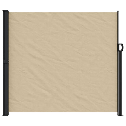 Windscherm uittrekbaar 180x500 cm beige