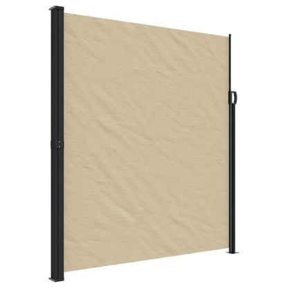 Windscherm uittrekbaar 220x600 cm beige