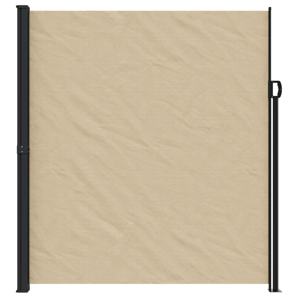 Windscherm uittrekbaar 220x600 cm beige