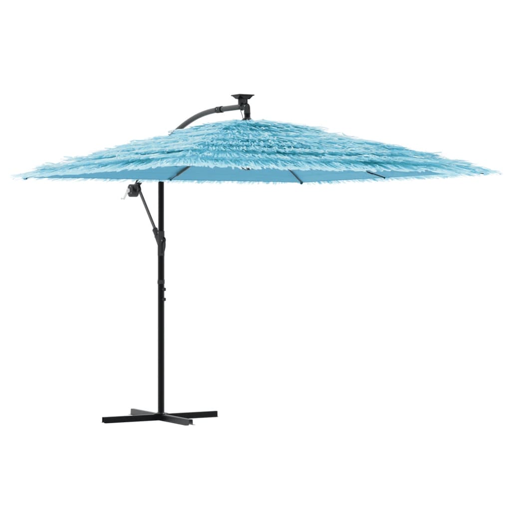 Parasol met stalen paal 269x269x235 cm blauw