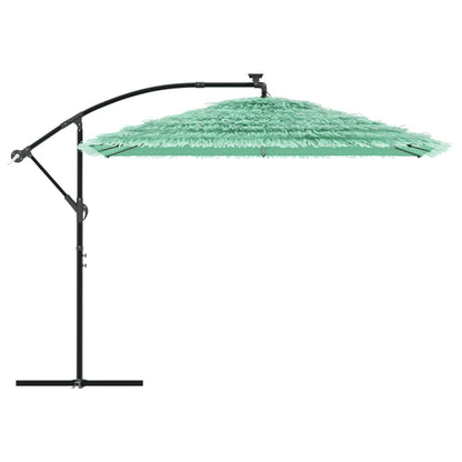 Parasol met stalen paal 290x290x238 cm groen