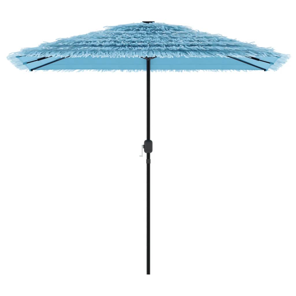 Parasol met stalen paal 248x248x248 cm blauw