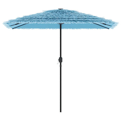 Parasol met stalen paal 248x248x248 cm blauw