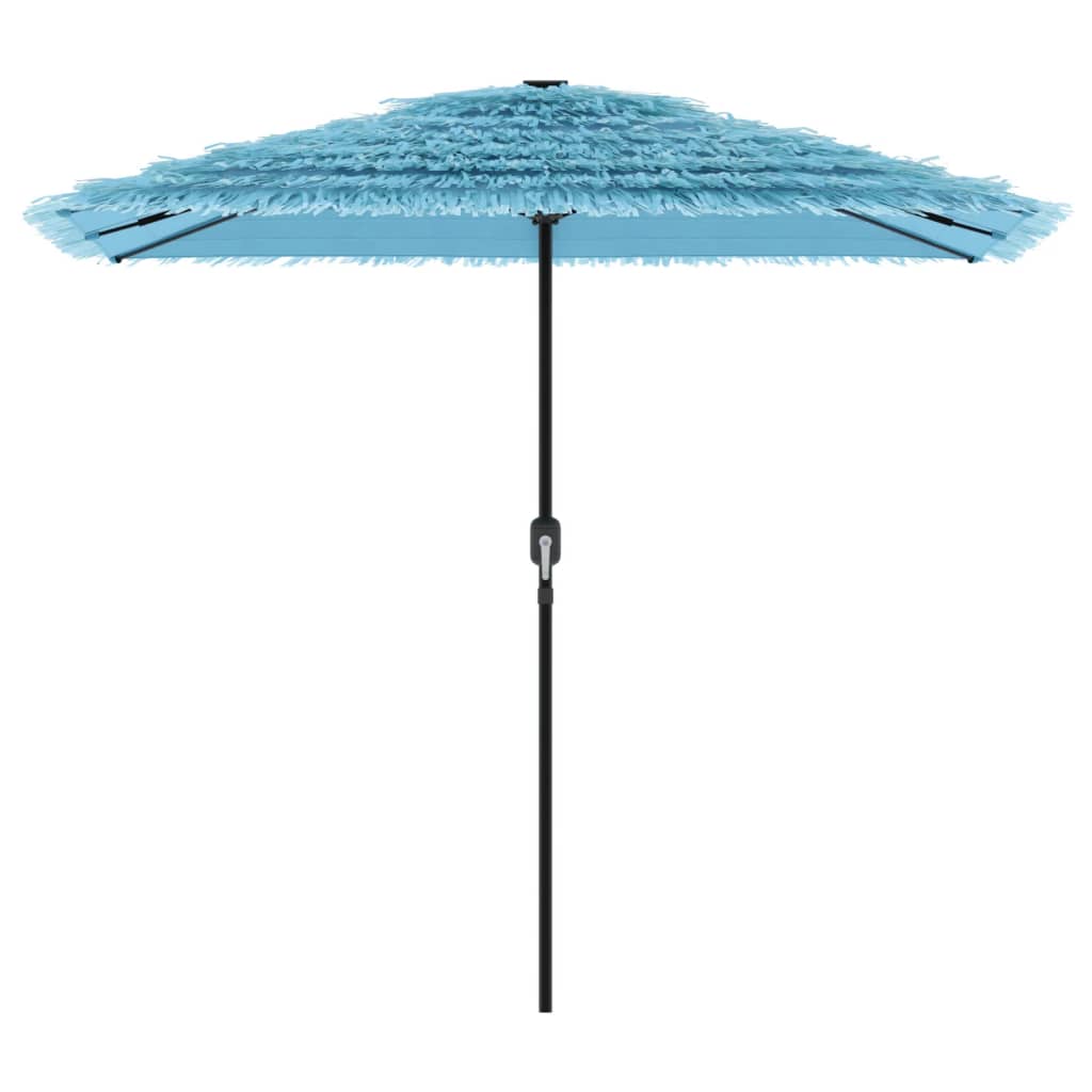 Parasol met stalen paal 248x248x248 cm blauw