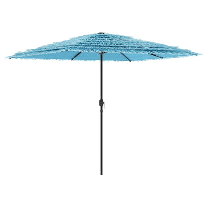 Parasol met stalen paal 248x248x248 cm blauw