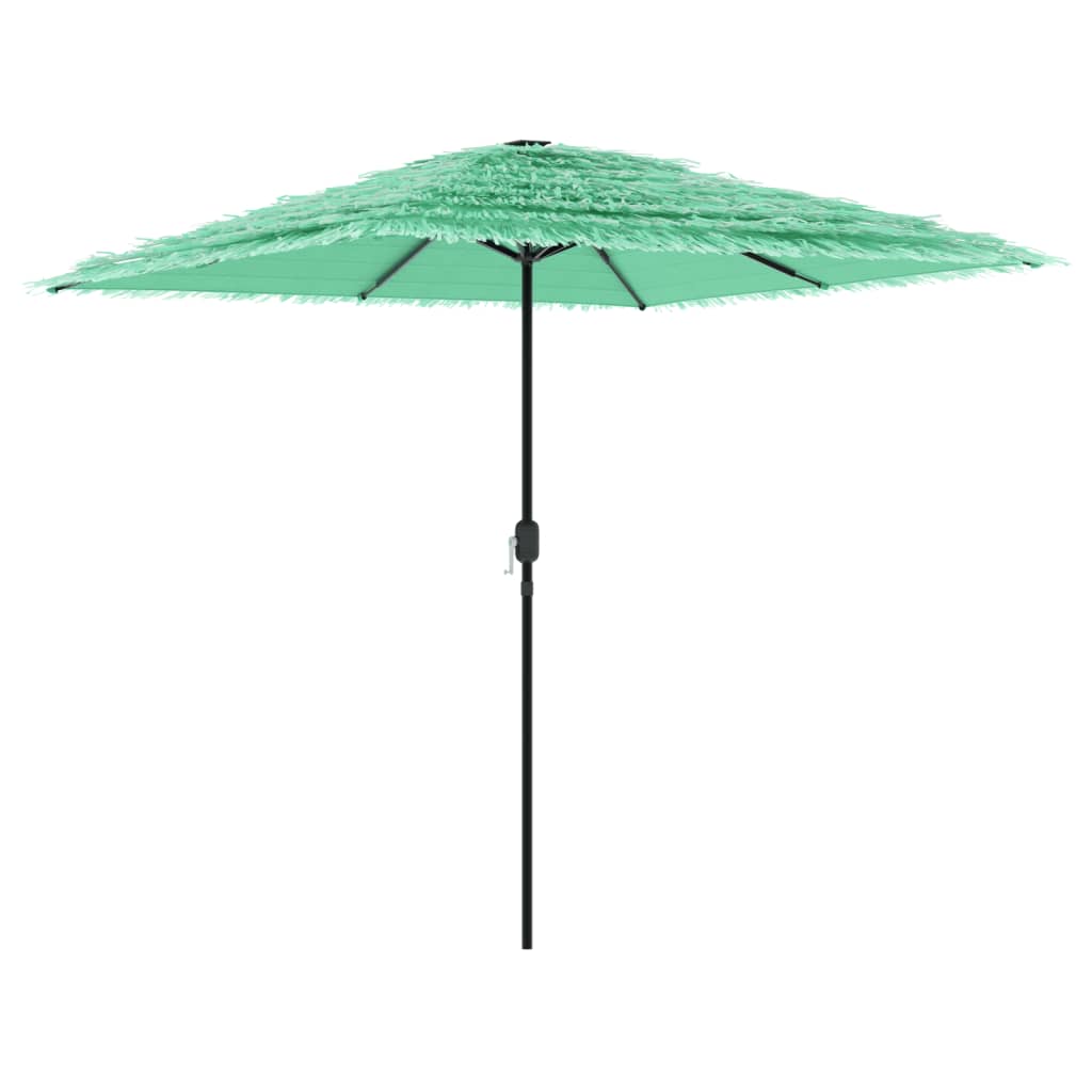 Parasol met stalen paal 248x248x248 cm groen