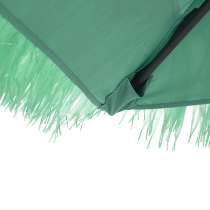 Parasol met stalen paal 248x248x248 cm groen