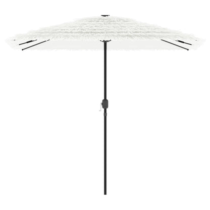 Parasol met stalen paal 248x248x248 cm wit