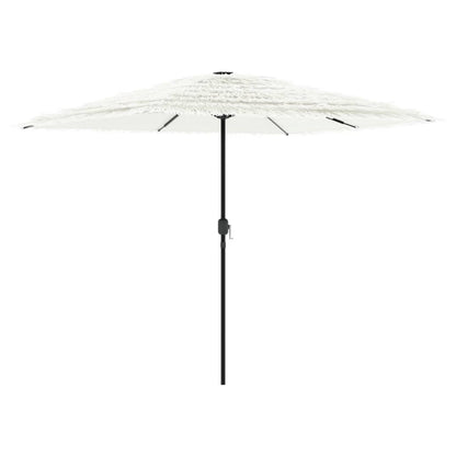 Parasol met stalen paal 248x248x248 cm wit