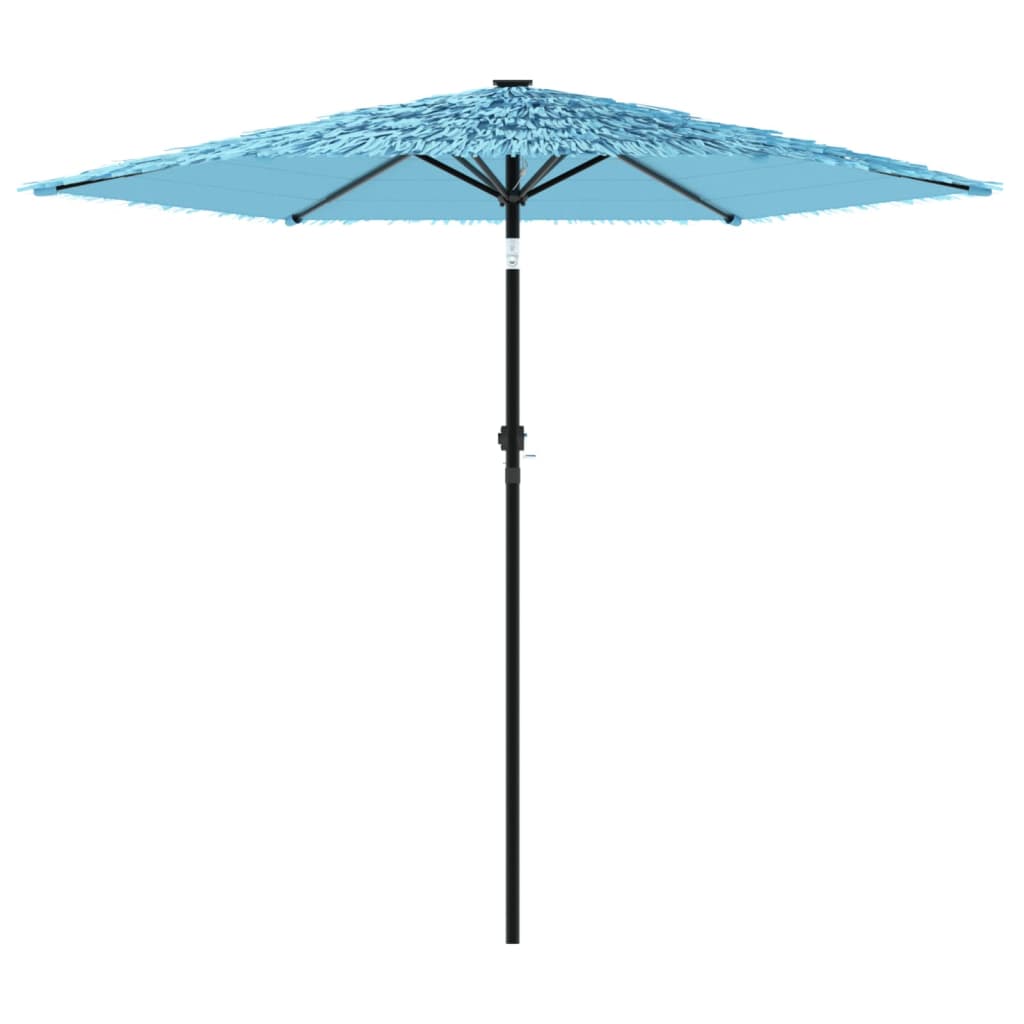 Parasol met stalen paal 223x223x213 cm blauw