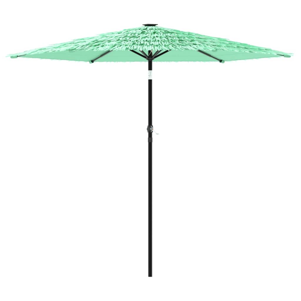 Parasol met stalen paal 223x223x213 cm groen