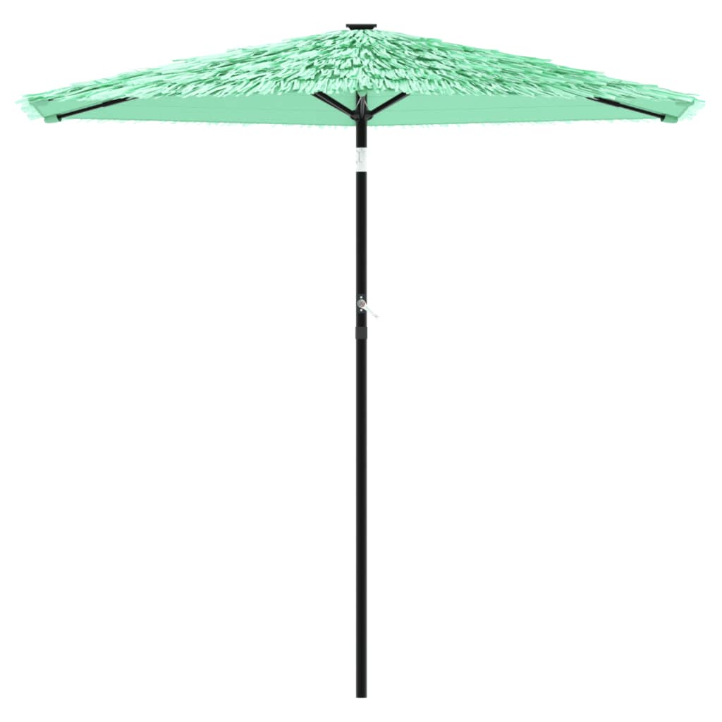 Parasol met stalen paal 223x223x213 cm groen