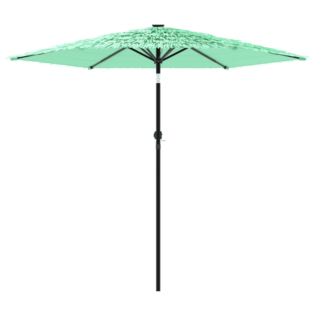 Parasol met stalen paal 223x223x213 cm groen