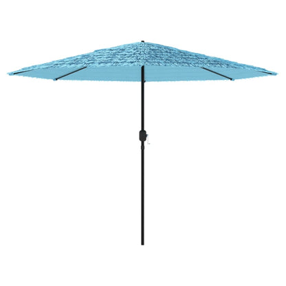 Parasol met stalen paal 324x324x247 cm blauw