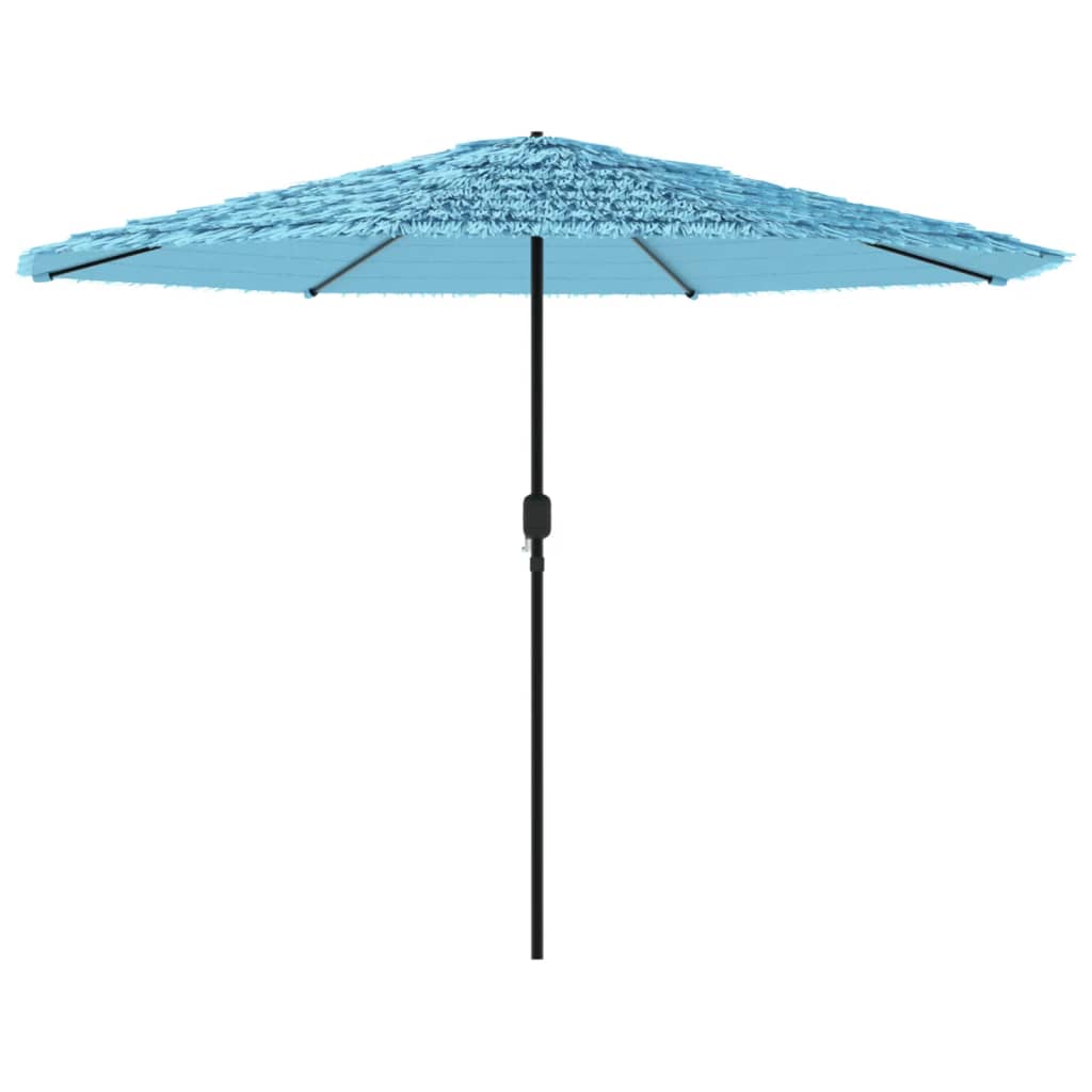 Parasol met stalen paal 324x324x247 cm blauw