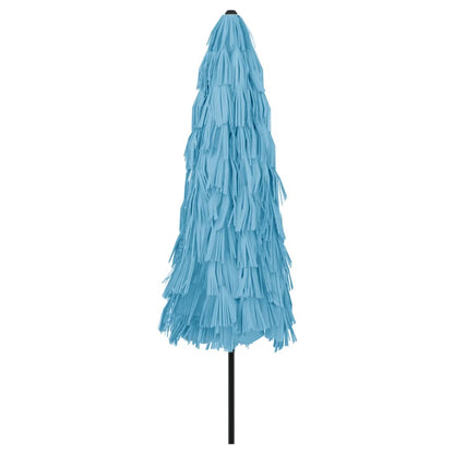 Parasol met stalen paal 324x324x247 cm blauw