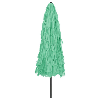 Parasol met stalen paal 324x324x247 cm groen