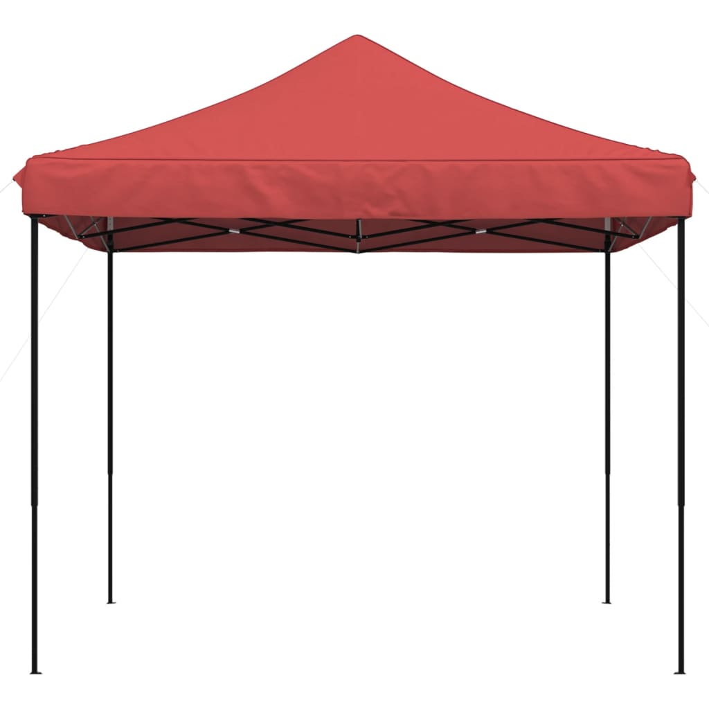 Partytent inklapbaar pop-up 292x292x315 cm bordeauxrood