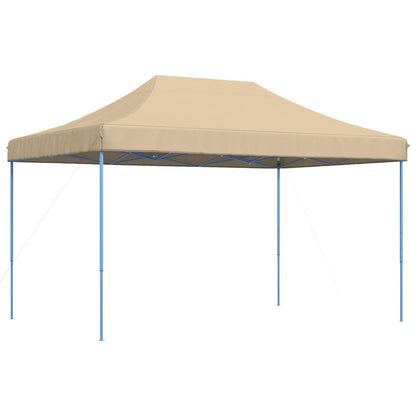 Partytent inklapbaar pop-up 440x292x315 cm beige