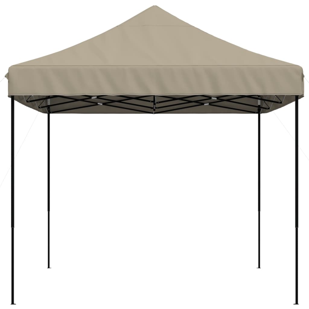 Partytent inklapbaar pop-up 440x292x315 cm taupe