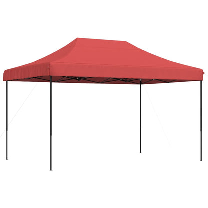 Partytent inklapbaar pop-up 440x292x315 cm bordeauxrood