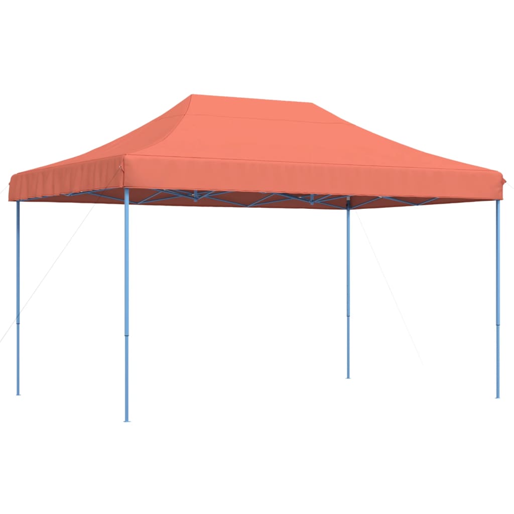 Partytent inklapbaar pop-up 440x292x315 cm terracotta