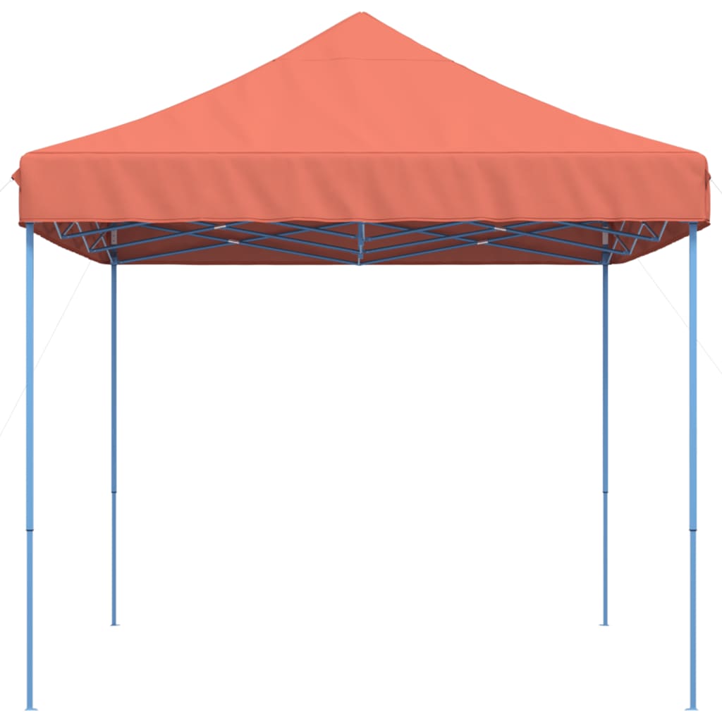 Partytent inklapbaar pop-up 440x292x315 cm terracotta