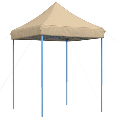 Partytent inklapbaar pop-up 200x200x306 cm beige