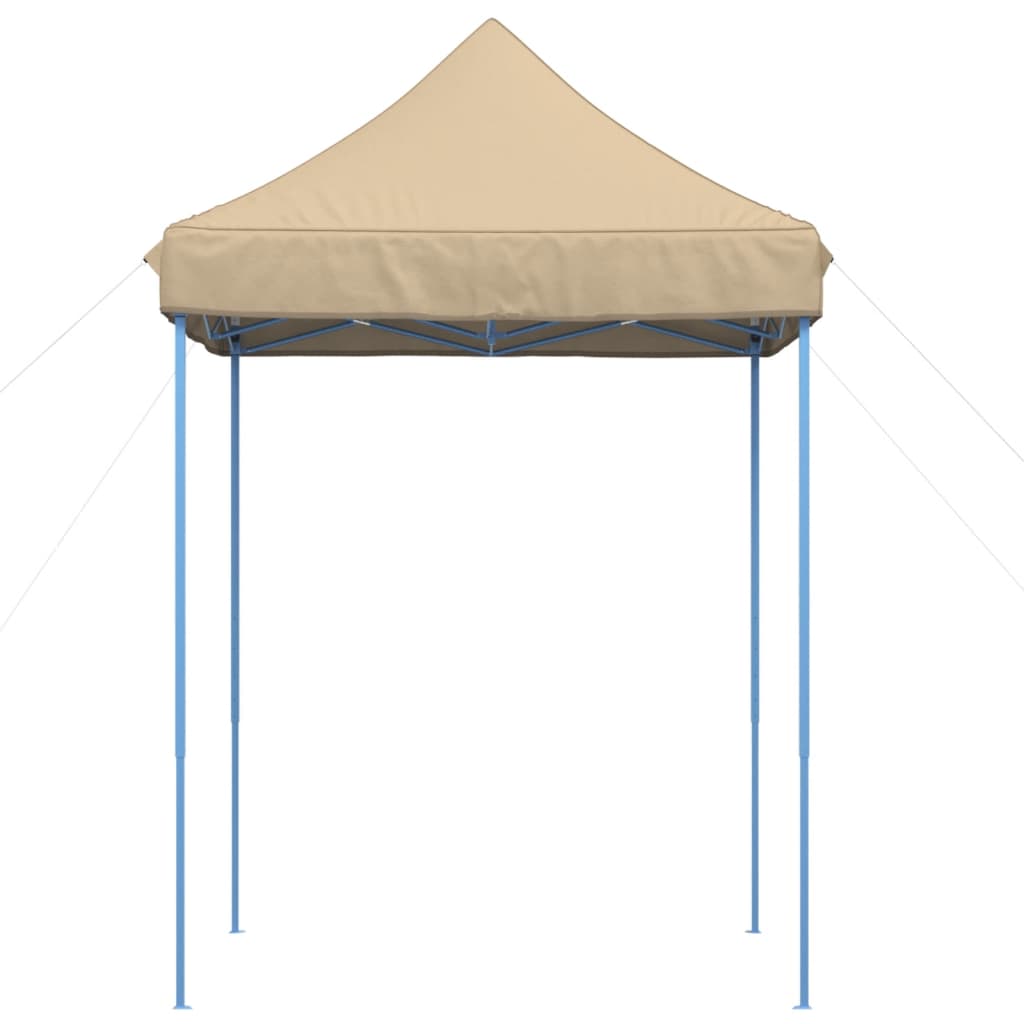 Partytent inklapbaar pop-up 200x200x306 cm beige