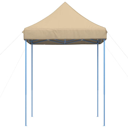 Partytent inklapbaar pop-up 200x200x306 cm beige