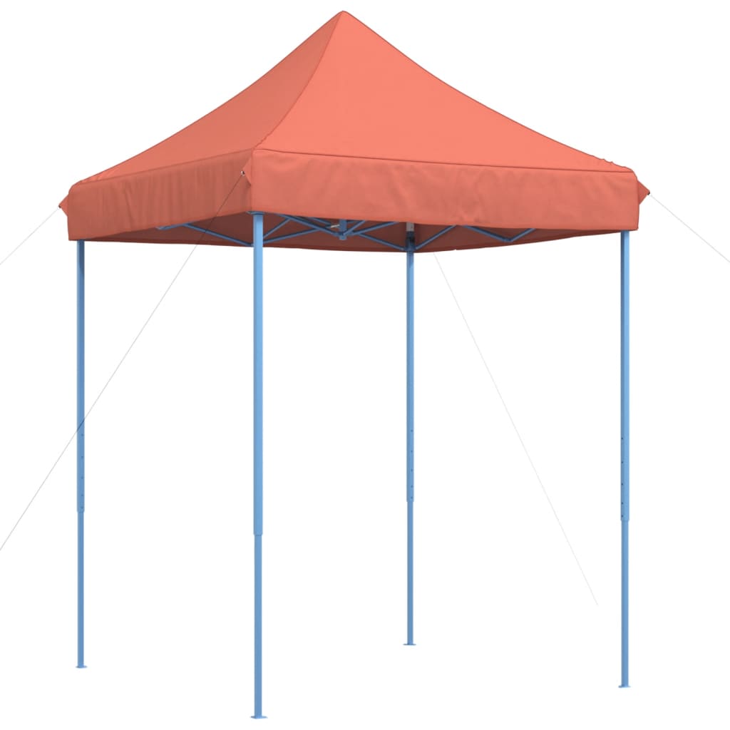 Partytent inklapbaar pop-up 200x200x306 cm terracotta