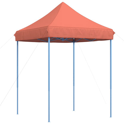 Partytent inklapbaar pop-up 200x200x306 cm terracotta