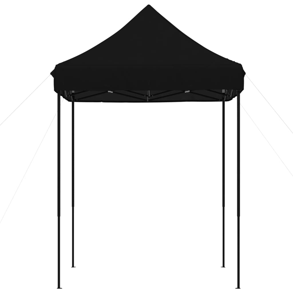 Partytent inklapbaar pop-up 200x200x306 cm zwart