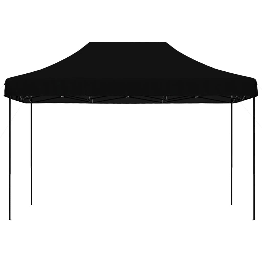 Partytent inklapbaar pop-up 410x279x315 cm zwart